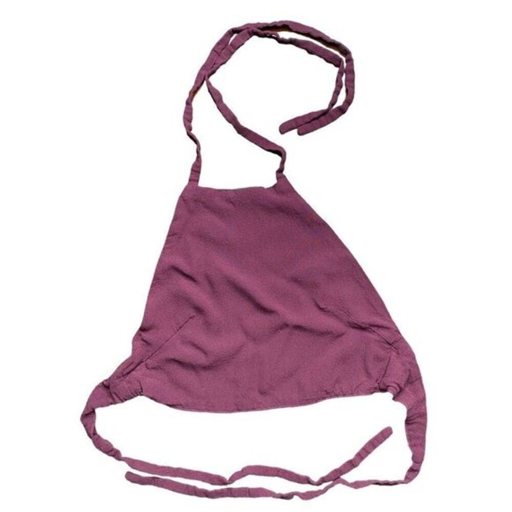 TOBI Maroon cropped Halter Top‎ size Small